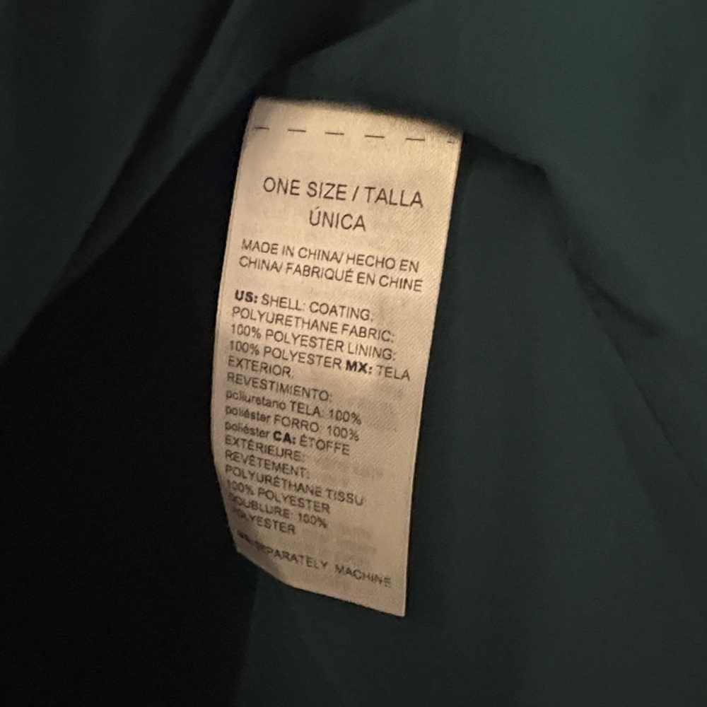 Dark Teal Faux Leather Snap Up Shacket - Picture 5 of 12
